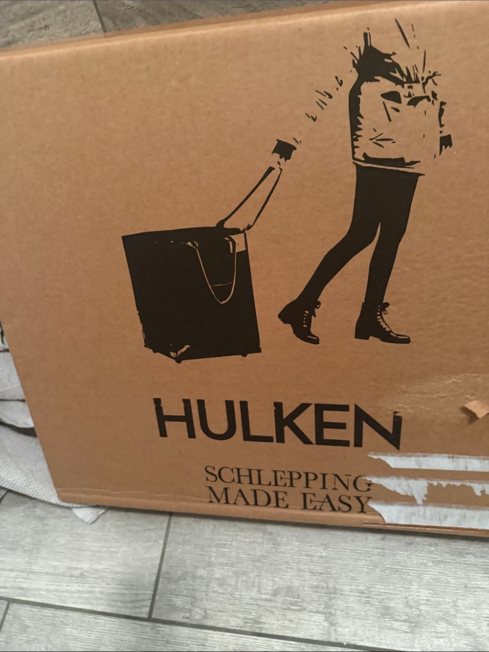 HULKEN Women’s Tote Bag in Black-LARGE (this is not matte) NEW